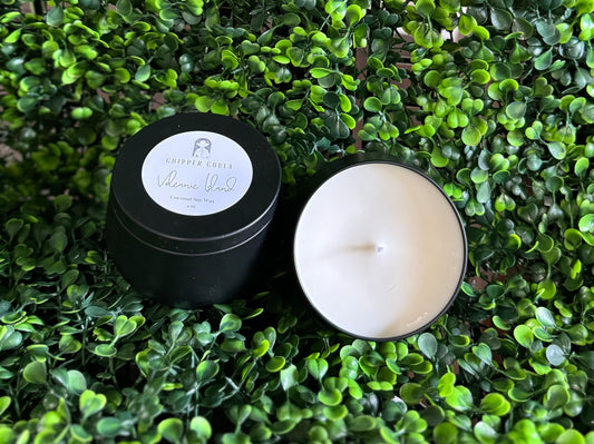 Black Tin Candles
