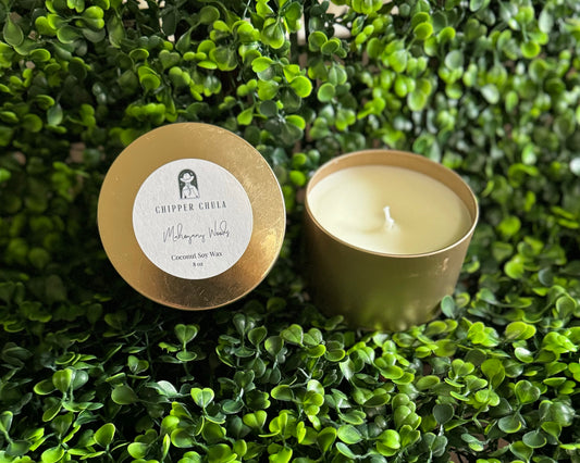 Rose Gold Tin Candles