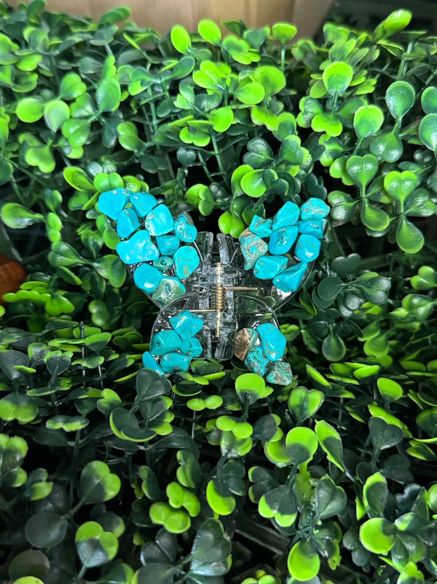 Hair Clips- Turquoise