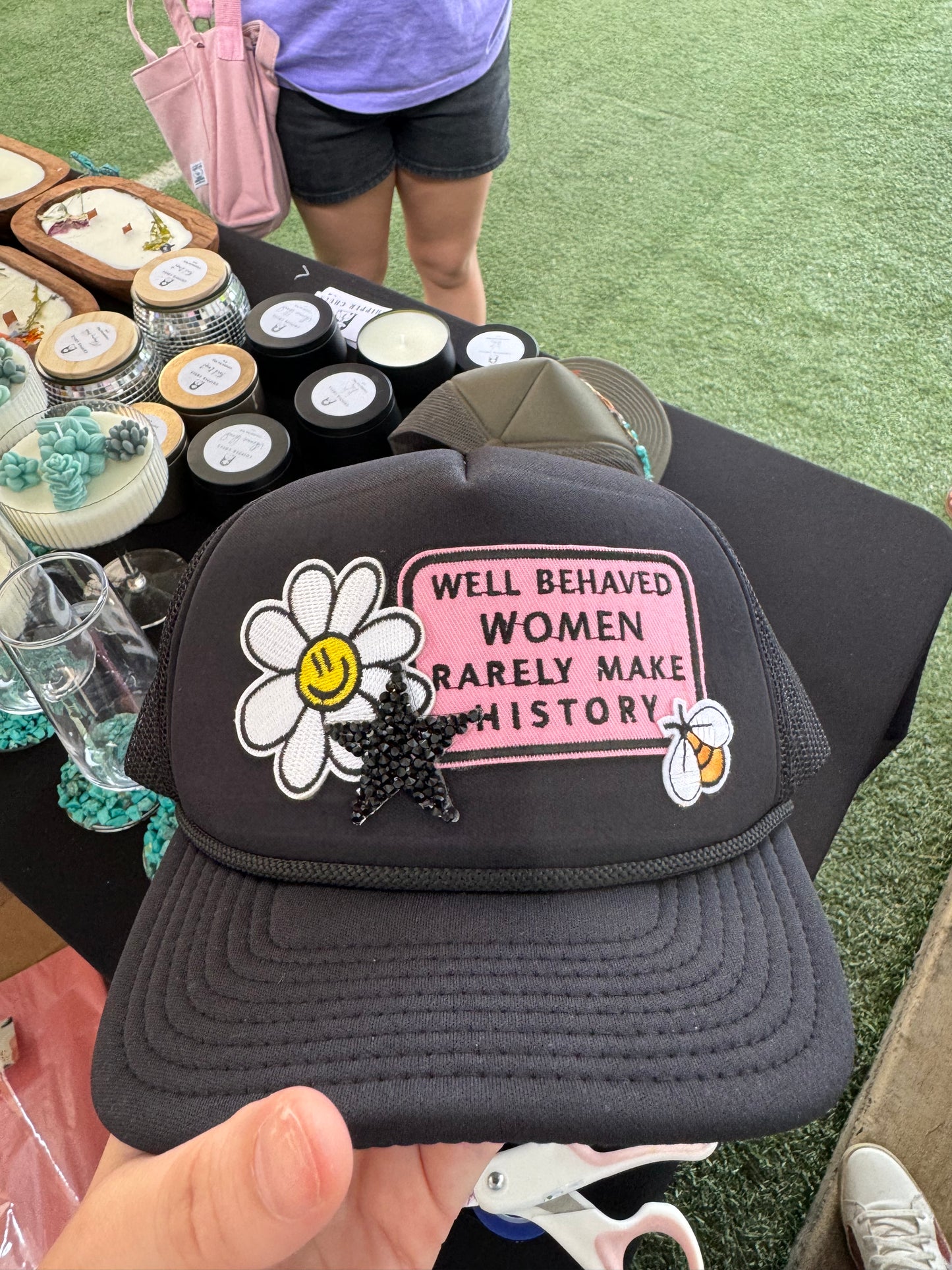 Custom Trucker Hat With Patches