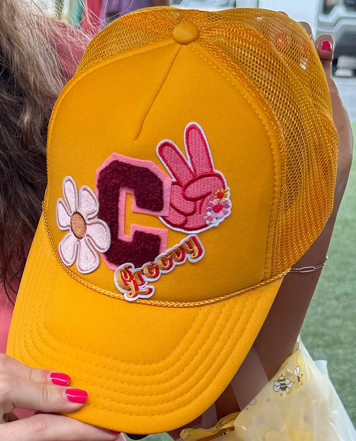 Custom Trucker Hat With Patches
